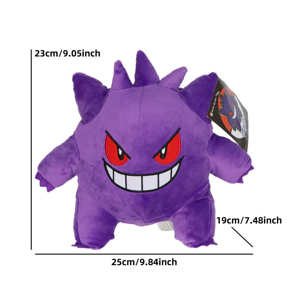 Boneco de Pelúcia Gengar – Brinquedo Macio de Anime, Pelúcia Recheada, Presente Quente para Aniversário e Natal, Colecionável para Crianças