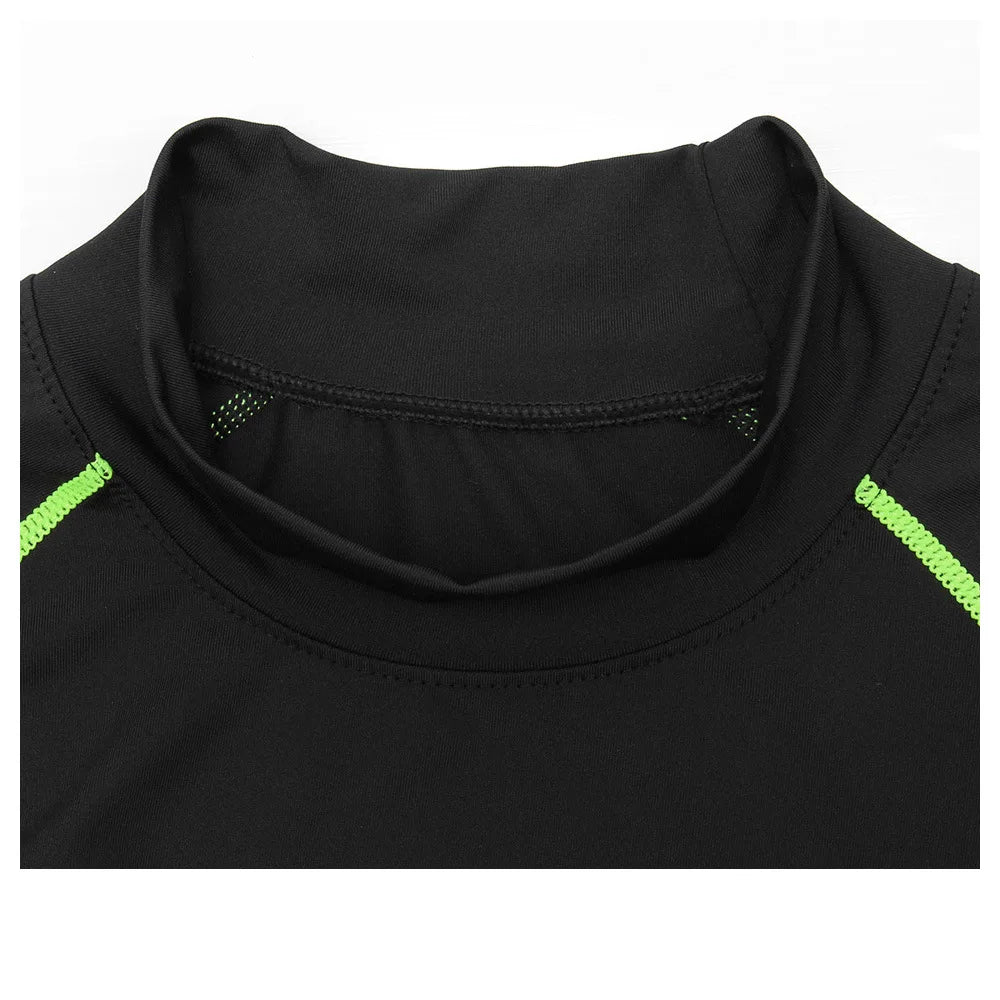 **Camiseta Esportiva Masculina, Secagem Rápida, Bodybuilding, Corrida, Camisa de Manga Longa, Top de Compressão, T-Shirt para Academia, Fitness, Rashguard Ajustado**