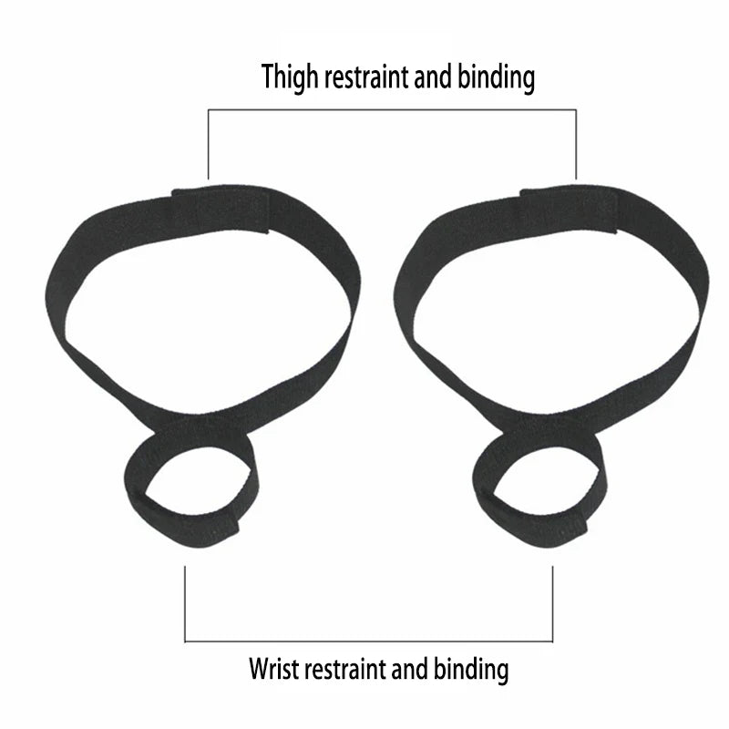 Adult SM Sex Restraint Handcuffs Slave Tools Bdsm No Vibrators Sexy Wrist To Ankle Cuffs Open Leg Hand Toys Bondage For Couples