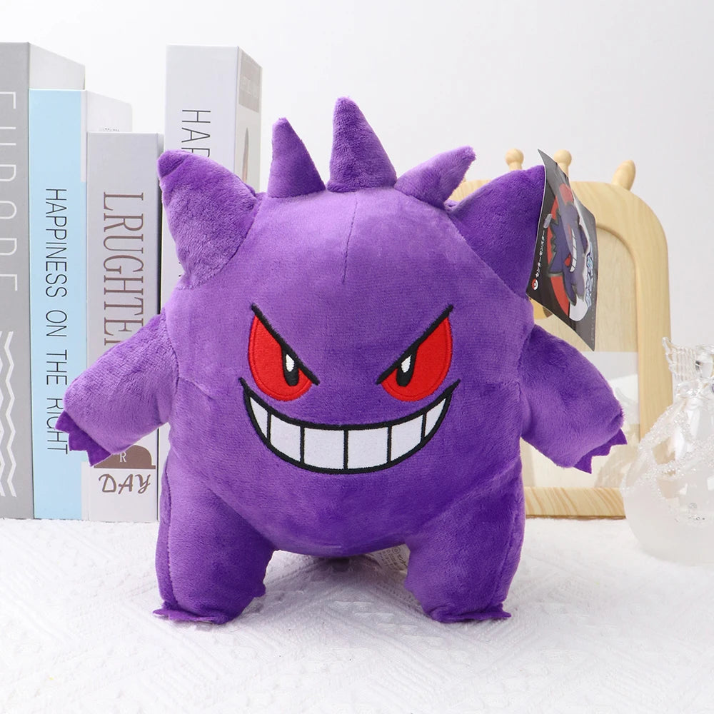 Boneco de Pelúcia Gengar – Brinquedo Macio de Anime, Pelúcia Recheada, Presente Quente para Aniversário e Natal, Colecionável para Crianças